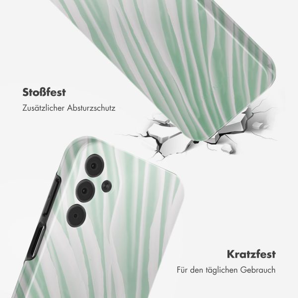 Selencia Vivid Back Cover Samsung Galaxy A15 (5G) - Nature Grayed Jade