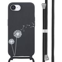 imoshion Silikonhülle design mit Band iPhone 16e - Dandelion Black