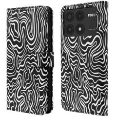 imoshion Design Klapphülle Xiaomi Poco X6 Pro - Black And White