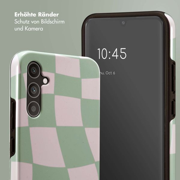 Selencia Vivid Tough Back Cover für das Samsung Galaxy A34 (5G) - Groovy Sage Green