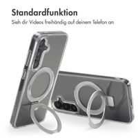 Accezz Ring Stand Backcover mit MagSafe für das Samsung Galaxy S24 - Transparent