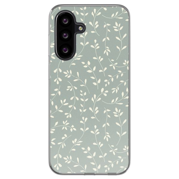 imoshion  Design Hülle für das Samsung Galaxy A26 - Smoke Green Flowers