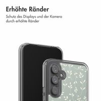 imoshion Design Hülle Samsung Galaxy A54 (5G) - Smoke Green Flowers