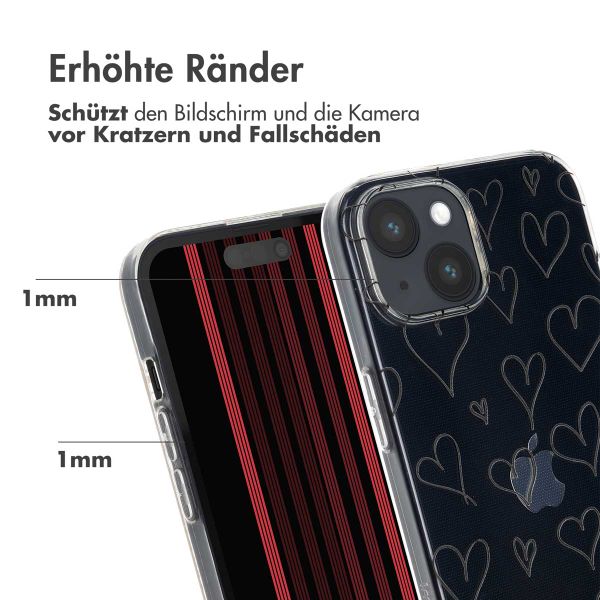 imoshion Design Hülle Apple iPhone 15 - Hearts