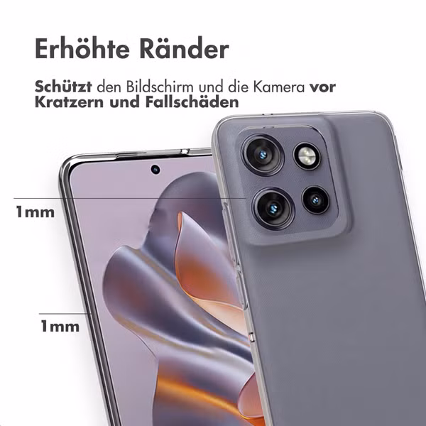 Accezz Clear TPU Backcover Motorola Thinkphone 25 / Edge 50 Neo / Edge 60 Neo - Transparent