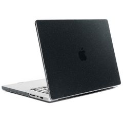 Selencia Glitzer Cover für das MacBook Pro 14 Zoll (2021 / 2023 M3 chip / 2024 M4 chip) - A2442 / A2779 / A2918 / A3112 / A3185 / A3401 - Schwarz