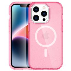imoshion Sparkle Back Cover mit MagSafe Apple iPhone 13 Pro - Glitzer Rosa