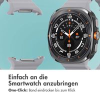 imoshion Ocean Silikonarmband für das  Samsung Galaxy Watch Ultra (2024/2025) - Brown Gray