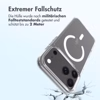 Accezz Xtreme Impact Backcover mit MagSafe Apple iPhone 17 Pro Max - Transparent