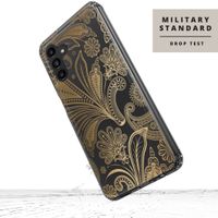 Selencia Zarya Fashion-Backcover mit zuverlässigem Schutz für das Samsung Galaxy A13 (4G) - Paisley Gold