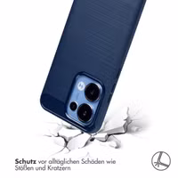 imoshion Brushed Back Cover Oppo Reno 13 - Dunkelblau