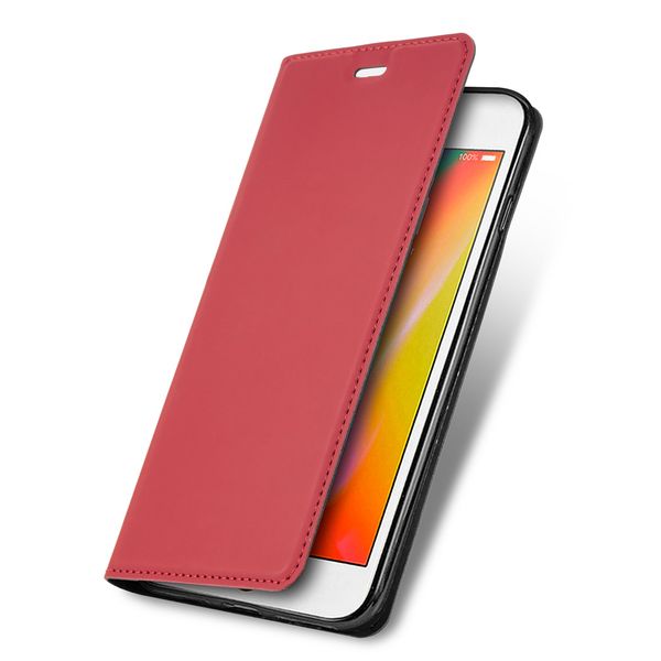 imoshion Slim Folio Klapphülle iPhone SE (2022 / 2020) / 8 / 7 - Rot