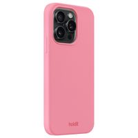 Holdit Silicone Case für das iPhone 15 Pro Rouge - Pink