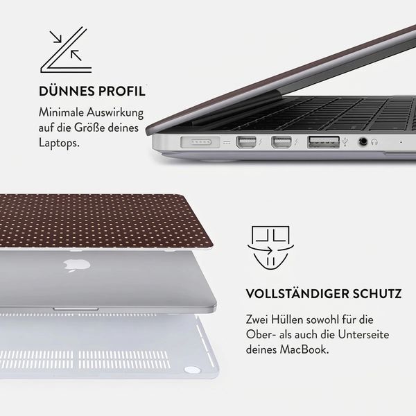 Burga Hardshell Hülle Apple MacBook Pro 14 Zoll (2021 / 2023 M3 chip / 2024 M4 chip / 2025 M5 chip) - Sorry Busy
