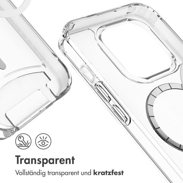 imoshion MagSafe Hülle mit abnehmbarem Band für das iPhone 15 Pro - Transparent