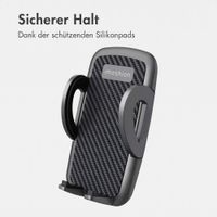 imoshion ﻿ Telefonhalter für das Auto - Verstellbar - Universell - Carbon - Armaturenbrett / Scheibe - Schwarz
