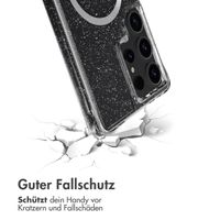 imoshion Klare Glitter Backcover mit MagSafe Samsung Galaxy S25 Ultra - Silber