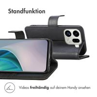 imoshion Luxuriöse Klapphülle Oppo Find X9 Pro - Schwarz