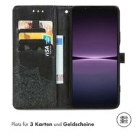 imoshion Mandala Klapphülle für das Sony Xperia 1 V - Schwarz