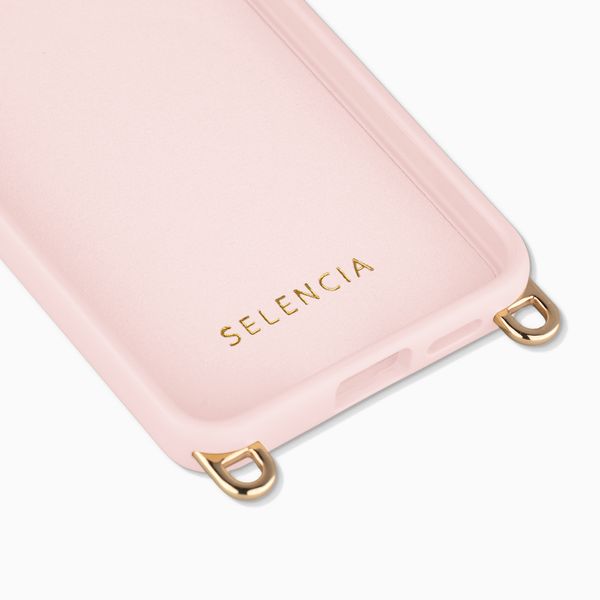 Selencia Rivièra Backcover mit MagSafe mit abnehmbaren Haken Samsung Galaxy S25 / S24 - Sorbet Pink