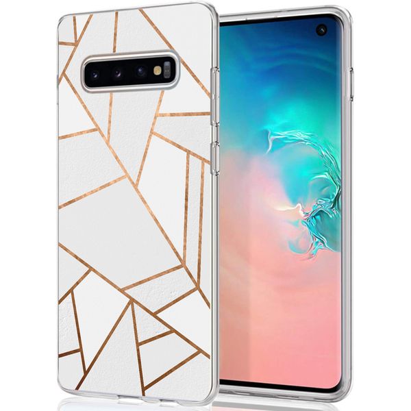 imoshion Design Hülle für das Samsung Galaxy S10 - White Graphic