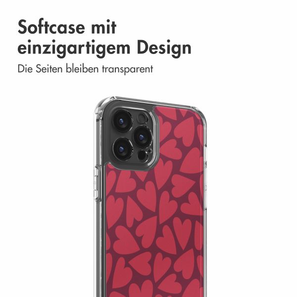 imoshion Design Hülle Apple iPhone 12 (Pro) - Hearty Coral Dust