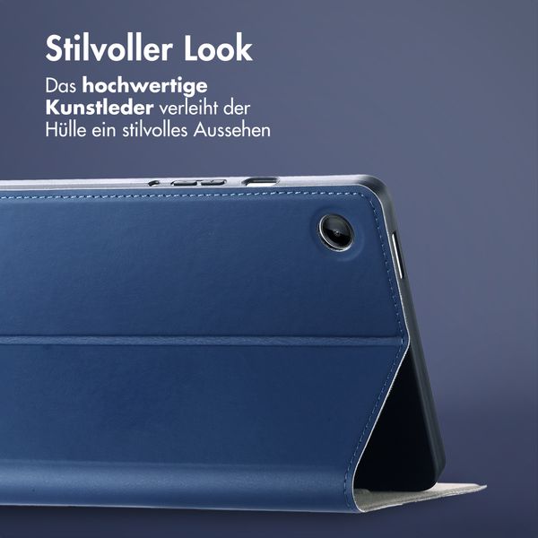 Accezz Classic Klapphülle Samsung Galaxy Tab A11 Plus - Dunkelblau