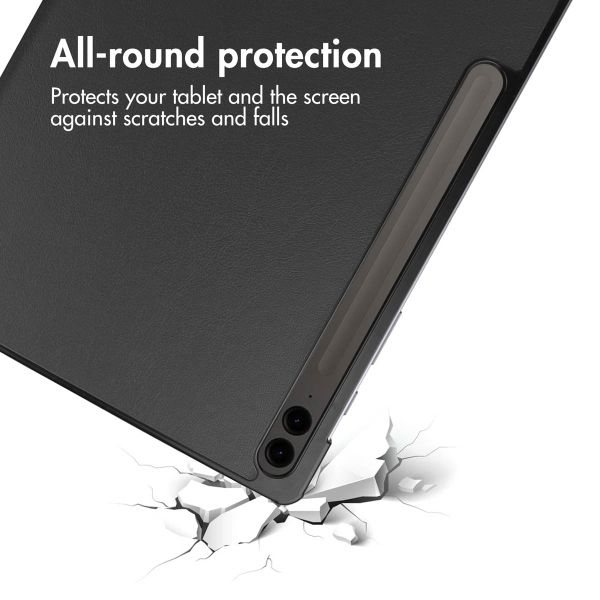 imoshion Trifold Klapphülle Samsung Galaxy Tab S10 Plus / Tab S9 FE Plus / Tab S9 Plus - Schwarz