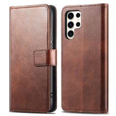imoshion Luxuriöse Klapphülle Samsung Galaxy S23 Ultra - Dunkelbraun