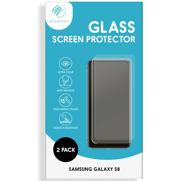 imoshion Bildschirmschutzfolie Gerhard Glas 2er-Pack Galaxy S8