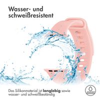 imoshion Silikonband für das Apple Watch Series 1-10 / SE / Ultra (2) - 42/44/45/46/49 mm - Rosa