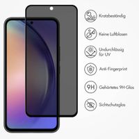 Accezz Privacy Displayschutz aus gehärtetem Glas Samsung Galaxy A54 (5G) / S23 FE