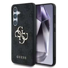 Guess 4G Metal Logo Back Cover Samsung Galaxy S25 - Schwarz