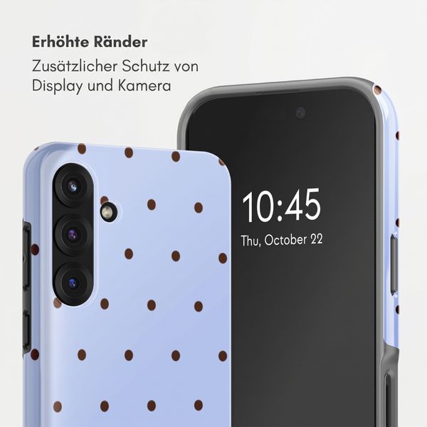 Selencia Vivid Back Cover Samsung Galaxy S25 FE - Happy Dots Digital Sky