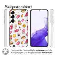 imoshion Design Hülle für das Samsung Galaxy S23 - Allover fastfood