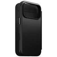 Nomad Modern Leather Folio Klapphülle Apple iPhone 18 Pro Max - Black