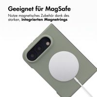 Accezz Liquid Silikoncase mit MagSafe Apple iPhone Duo - Cooper Green