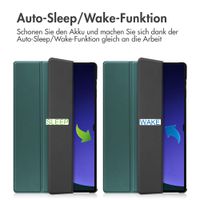 imoshion Trifold Klapphülle Samsung Galaxy Tab S10 Ultra / Tab S9 Ultra - Dunkelgrün