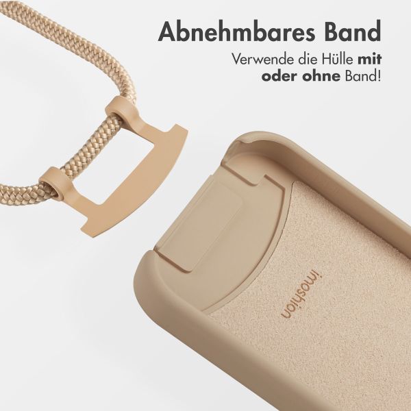 imoshion Color Backcover mit abnehmbarem Handykette und MagSafe Apple iPhone 14 - Nude