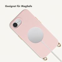 Selencia Rivièra Backcover mit MagSafe mit abnehmbaren Haken Apple iPhone 17e / 16e - Sorbet Pink