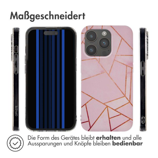 imoshion Design Hülle Apple iPhone 15 Pro - Pink Graphic