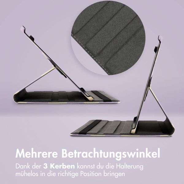 imoshion 360° drehbare Design Klapphülle Samsung Galaxy Tab S10 Ultra / Tab S9 Ultra - Dancing Cubes