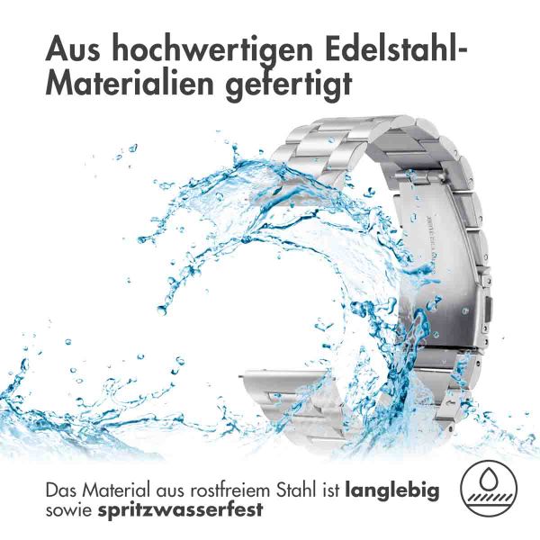 imoshion Edelstahlarmband für das Fitbit Versa 2 / Versa Lite - Silber