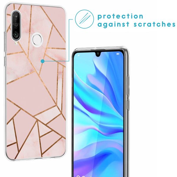 imoshion Design Hülle für das Huawei P30 Lite - Pink Graphic