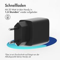 imoshion 20 Watt Ladegerät | USB-C - Schwarz