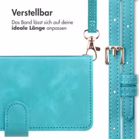 imoshion Klapphülle mit Kordel Apple iPhone 16 - Türkis
