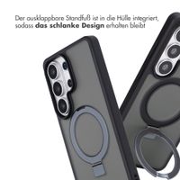 Accezz Ring Stand Backcover mit MagSafe Samsung Galaxy S26 Ultra - Schwarz