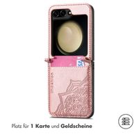 imoshion Mandala Klapphülle Samsung Galaxy Z Flip 7 FE - Rosé gold