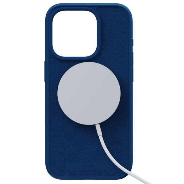 Njorð Collections Wildleder Comfort+ Case MagSafe für das iPhone 15 Pro - Blue