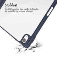 imoshion Trifold Hardcase Klapphülle Apple iPad Air 11 Zoll (2026) M4 / (2025) M3 / (2024) M2 / Air 5 (2022) / Air 4 (2020) - Dunkelblau